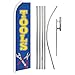 Tools Swooper Advertising Flag & Pole Kit - Perfect for Mechanics, Hardware Stores, Shops