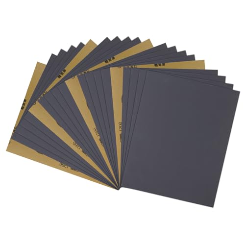 Maxman 9 * 11 pouces papier abrasif 1500 abrasif 20