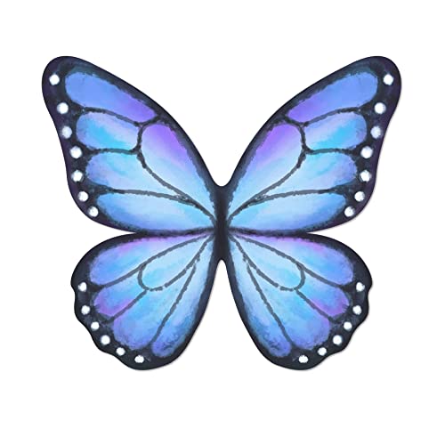 Blue Butterfly Edible Cupcake Toppers| Colorful Inserts Toppers For Candy Cake Cupcake Cookie Decorating Ice Cream Decorations Toppings #TOP1