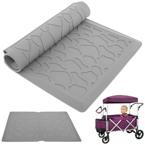 Todas las alfombrillas meteorológicas para Wonderfold Wagon W4/W2 modelos 33,5 × 20,5 × 0,9 pulgadas cochecito impermeable xiangbaoshang(W2)
