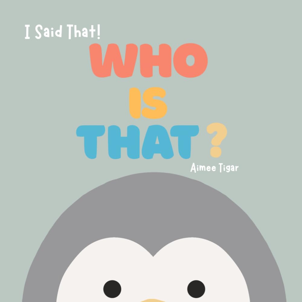 WHO IS THAT?: SPEECH DEVELOPMENT CHILDREN'S BOOK EARLY LEARNING