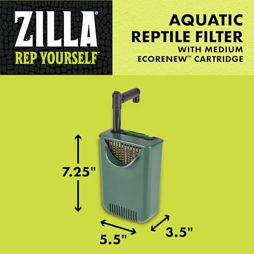 Zilla Aquatic Reptile Internal Filter with SmartClean Technology, for Turtles and Aquatic Reptiles, Medium by Zilla - Image 4