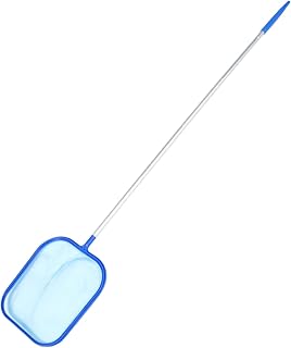Pool Leaf Net 1Set Spoon Net Pool Skimmer Net Pool Cleaning Equipment Leaf Mesh Net Pool Cleaning Scoop Net for Aquarium Pool Home Outdoor Folding Leaf Net