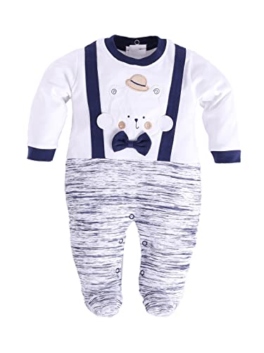 BABY GO Designer Printed Full Sleeves Romper For Baby Boys