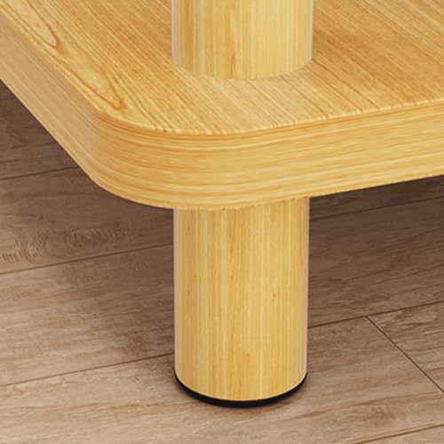 Table d'appoint de salon compacte avec étagère simple pour canapé - 7