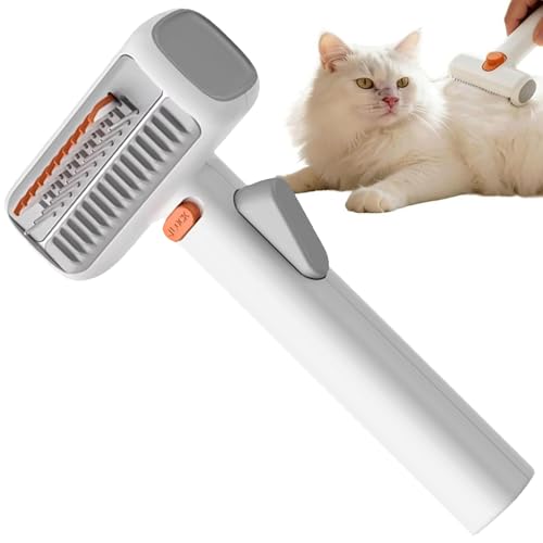 Bürste zum Entfernen von toten Haaren für Hunde, selbstreinigendes Bürstenwerkzeug für Haustiere, zum Bürsten und Baden, für den Innen- und Außenbereich