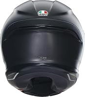 AGV - K6 S AGV E2206 MPLK Integralhelm, Motorradhelm für Brillenträger, Carbon Aramid Schale, Pinlock Max Vision Visier, Sport Touring, Schwarz matt, L – Ansicht 4