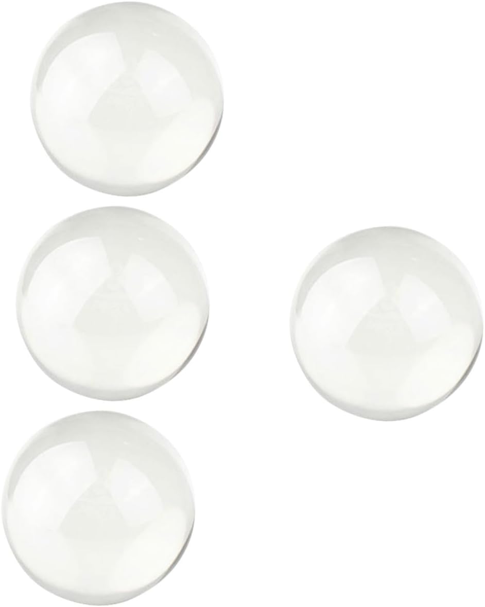 Garneck 4pcs Acrobatic Crystal for Juggling Clear Acrylic Juggling Equipment for Performance Dance and Stage Shows Professional Prop