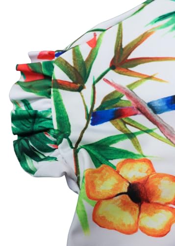 Image of Hopper Island Kids Ruffle One Piece Swimsuit