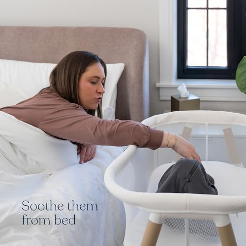 HALO® BassiNest® Essential Sleeper – Portable Baby Bassinet with Breathable Mesh Sides, Storage Shelf & Easy Assembly – Lightweight, Space-Saving Bedside Crib for Newborns - image 5