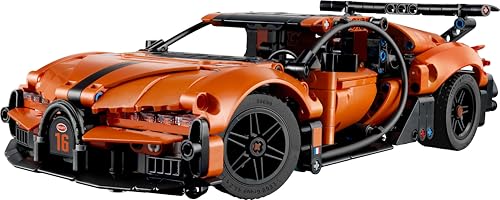 LEGO Technic Bugatti Chiron Pur Sport Hypercar Toy, Race Car Model Kit w/a W16 Engine, Steering & Opening Doors - Image 2