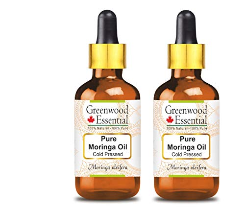 Huile de Moringa pressée à froid Greenwood Essential pour nourrir la peau