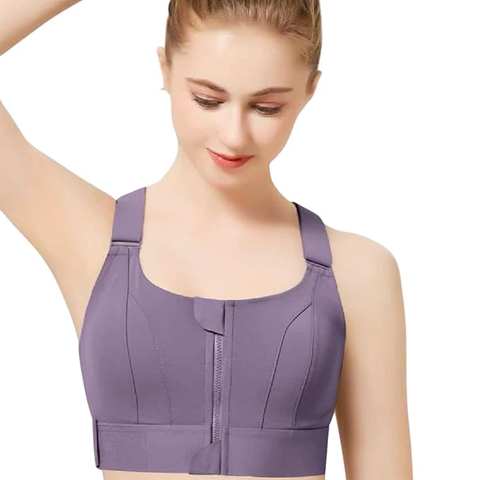 luissa Full Coverage Padded High Impact Sports Bra for Women | Non-Wired Maximum Support Activewear Bra | Breathable Shock Control Workout Bra for Gym Running Yoga Fitness Training Everyday Wear-picture-38