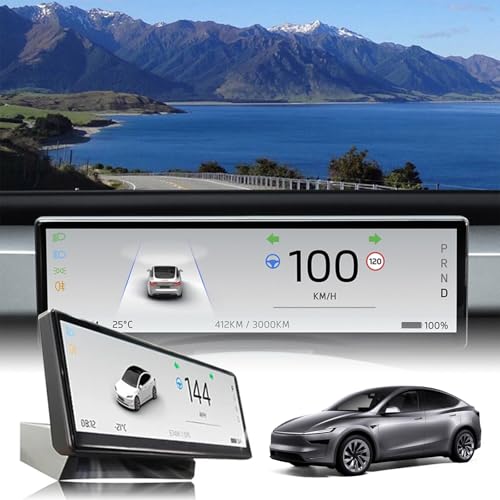 Image of Carplay Screen for Model Y Juniper 2025 2026 HD 8.8 inch HUD Wireless Apple CarPlay & Android Auto Accessories, OTA Updates, Blind Spot Monitor, Quick Buttons