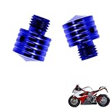 Speciale veicoli speciali, adattamento preciso! Adattiamo rigorosamente il foro dello tappi specchietti moto (M8/M10/M12) e il senso di filettatura positivo e negativo (sinistro/destro) di ogni motocicletta per garantire che il tappi tuning specchietti moto tappo si adatti perfettamente e non si allenti mai