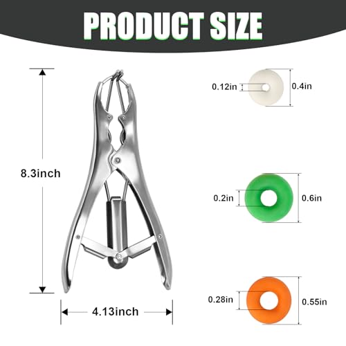 Goat Banding Kit with 200pcs 3-Size Bands