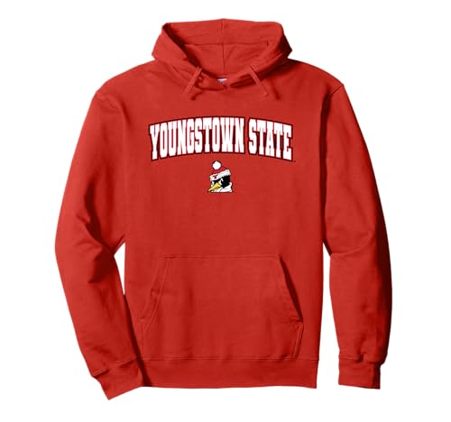 Youngstown State University Penguins Arch Logo Pullover Hoodie