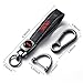 for 300 Emblem car Keychain with Soft Silicone Protection Key Case for Chrysler 300/C/ 300S Accessories (Red)