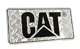 Caterpillar CAT Diamond Plated License Plate