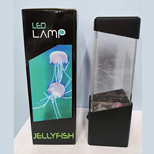 Luminária LED de água-marinha, bola de aquário, para relaxar, luz de cabeceira para decoração de cas