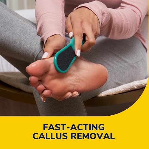 Dr. Scholl's Fast Acting Callus Remover Gel Kit, Hard Skin Removal, Smooth Soft Feet in Minutes, Salon Professional Formula, Mess Free Application, Exfoliating Foot File Pedicure Tool Included - 5