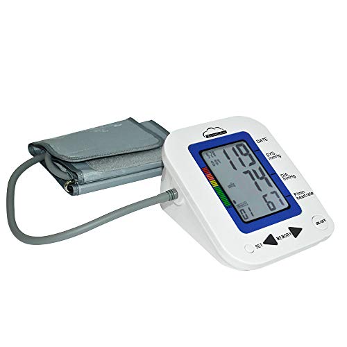 Tensiómetro de Brazo digital SilverCloud MB23 con pantalla LCD, alarma por voz, pantalla de frecuencia cardíaca, para el control de la hipertensión - imagen 3