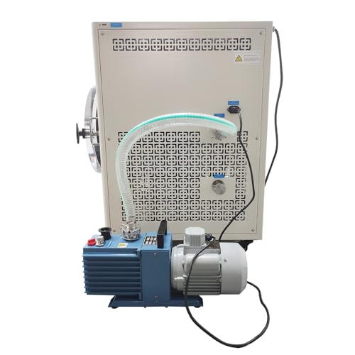 TECHTONGDA Freeze Dryer -25℃ Food Dehydrator Machine 4 Stainless Steel Trays 11lbs Processing Capacity Sublimation Condensation Dryer Freeze Drying Machine with Vacuum Pump for Fruits Vegetables 110V - Thumbnail 7