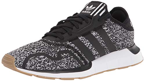 adidas Men's Swift Essential Sneaker, Black/Black/White, 11.5