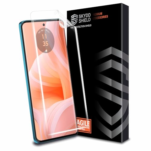 Image of TPU hydrogel Edge to Edge Screen Protector Guard For Motorola Edge 40 Neo (6.55 Inch) With Installation Kit | Fingerprint Compatible | Edge to Edge Coverage