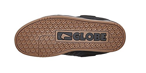 Image of Globe Mens Fusion Skate Shoes, Black /Black /Brown, 13 M US