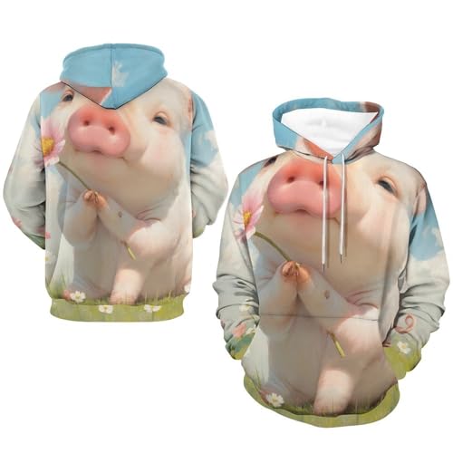 Sweat rose cochon taille S : le pull doux qui résout le manque de confort