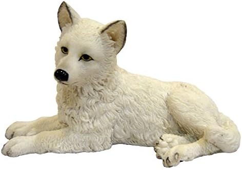 Nemesis Now Winter Wolf Pup Figurine 12cm White