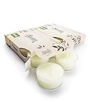 Pure Jasmine Premium Tealight Candles Multi Pack - Highly Scented with Natural Oils - 12 Yellow Tea Lights - Beautiful Candlelight - Made in the USA - Flower & Floral Collection