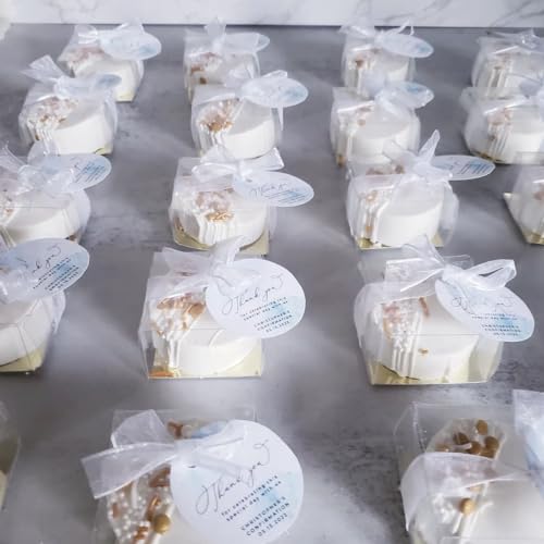 RomanticBaking Clear Single Chocolate Macaron Box, 50pcs, 2.17"×2.17"×1.38" by RomanticBaking - Used condition - Image 7