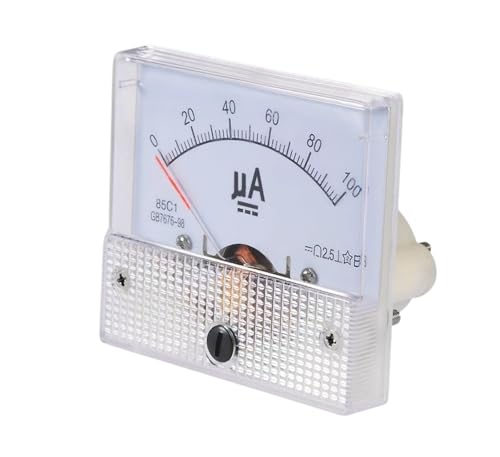 Panneau de courant analogique avec jauge testeur d'ampère 500uA DC
