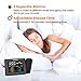 SMARTRO SC91 Projection Alarm Clock for Bedrooms with Weather Station, Wireless Indoor Outdoor Thermometer, Temperature Humidity Monitor Gauge Hygrometer