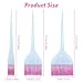 LXUEJIE 3Pcs Hair Dye Brushes, Color Brushes for Hair Stylist, Hairs Colors Brush Glitter Hairs Dye Brush Set Hairing Color Remover, Applicator Brushs for Salon Use Home DIY Dyeing