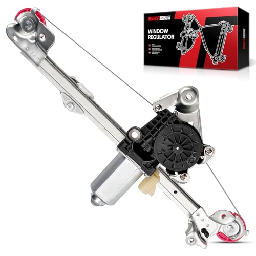 Torchbeam Rear Driver Side Power Window Regulator with Motor Assembly, 741-166 Replace for Malibu 1997-2003, Classic 2004-2005, Cutlass 1997-1999