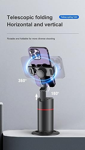 Image of Lapras 𝟏𝟓 𝐘𝐞𝐚𝐫𝐬 𝐆𝐮𝐚𝐫𝐚𝐧𝐭𝐞𝐞 Auto Face Tracking Tripod with 360 Rotation, AI Object Tracking Phone Stand with Smart Motion Sensor, Ideal for YouTube, Vlogging and Content Creation