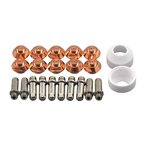 Plasma Tips Electrode 9-5619 9-5618 9-5617 Fit Pch M-52 Thermal Dynamics Plasma Cutter Torch 22Pcs #TOP5