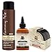 Sunny Isle JBCO 2-N-1 Hair & Beard Wash Formulated for Men 12oz with Beard Oil and Pomade 4oz Set
