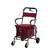 SYue Chariot portatif Multifonction de camions à Main, Chariot Pliant en Acier avancé de Scooter avancé, Portant Environ 75-150Kg, Cadeau pour Les Personnes âgées