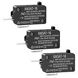KW3AT-16 Microwave Oven Door Switch 16A 125/250V Door Interloc for KW3A, KW3A-16 (2 Open and 1 Closed)