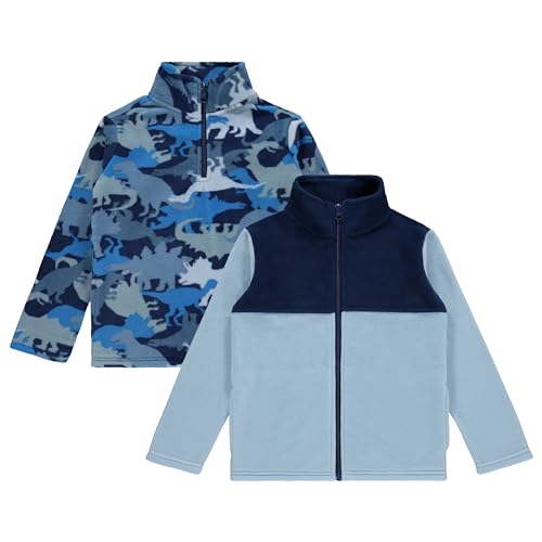 STITCH & STONE - STITCH & STONE Boys Micro Fleece Pullover - 2 Pack Cozy and Cool Sweaters for Boys, Blue - Best Deal on Amazon