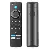 スマートTV対応リモコン Alex音声認識機能付き Fir TV Stick 第2/3世代/Lite/4K/4K Max・ Fir TV Cube対応テレビリモコン 音声リモコン プリセットAPPボタン搭載 テレビコントロール 日本語説明書付き L5B83G（電池別売）
