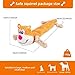 HDFMKPGB Interactive Squirrel Plush pet Toys: Hide and Dispense Food, Clean Teeth, Enable Interactive tug-of-war Play, and Keep Dogs Busy and Happy