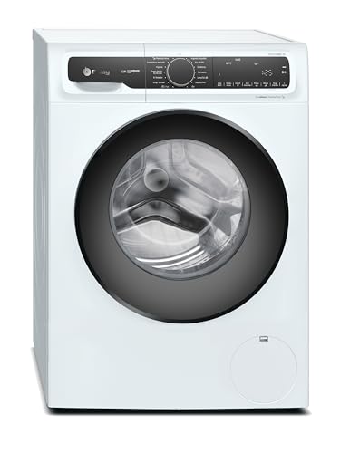 Balay - Lavadora, 9 kg, Carga Frontal, Autodosificacion, Display LED, ProgramaPlancha, antimanchas, Programa rápido, 1400 r.p.m., Blanco, 3TS395BDS