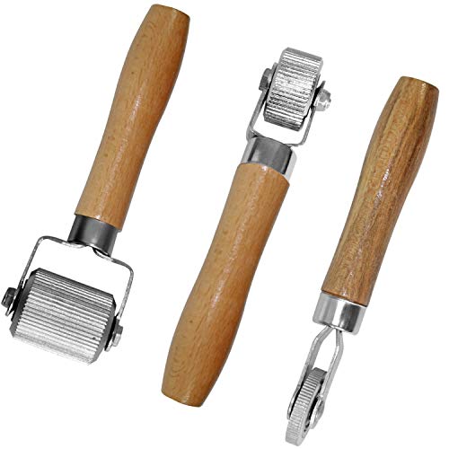 Car Sound Deadening Hand Roller Sound Noise Insulation Tool 3PCS For Auto Noise Roller Car Sound Deadener Application Installation Tool Rolling Wheel Interior Accessories Working Area with Wood Handle - Thumbnail 7