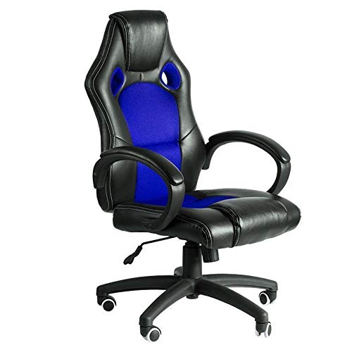 Regalos Miguel - Sillas Gaming - Silla Pro - Azul y Negro - Envío Desde España