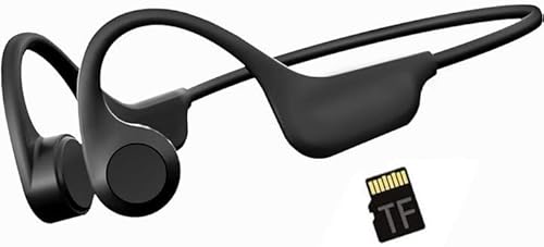 Bone Conduction Headphones,Open Ear Headphones Bluetooth 5.0 Sports Wireless Earphones,Bluetooth Earbuds with Built-in Mic, 8Hr Playtime,Waterproof Headset for Workout, Running, Hiking, Cycling